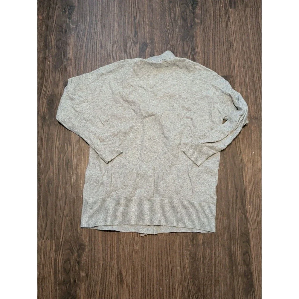 Loft Cardigan Sweater Women's Size Small Gray Button Down